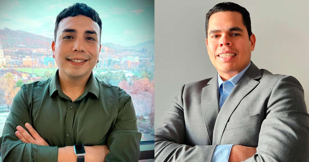 Germán Mena, Product Manager de Sophos en Licencias OnLine Chile, y Miguel Rodríguez, Territory Account Executive en Licencias OnLine