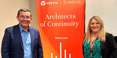 Vertiv anunció un acuerdo de distribución con DACAS Chile